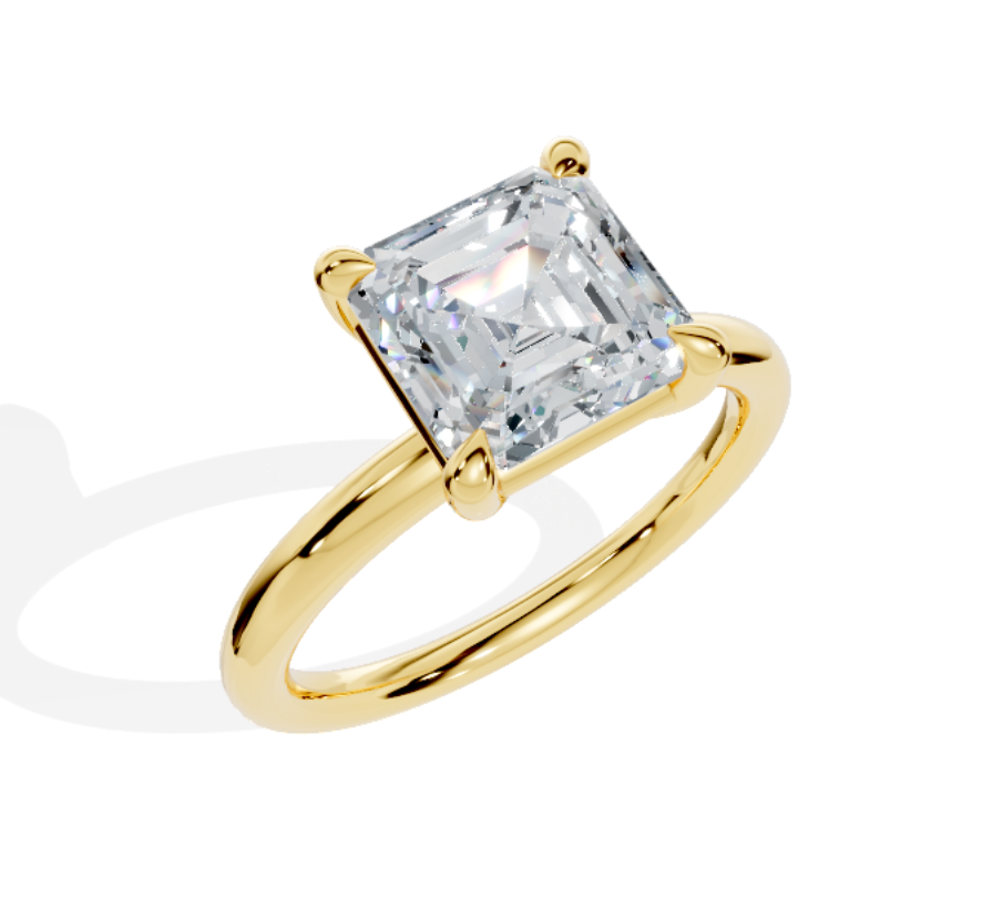 Asscher Solitaire