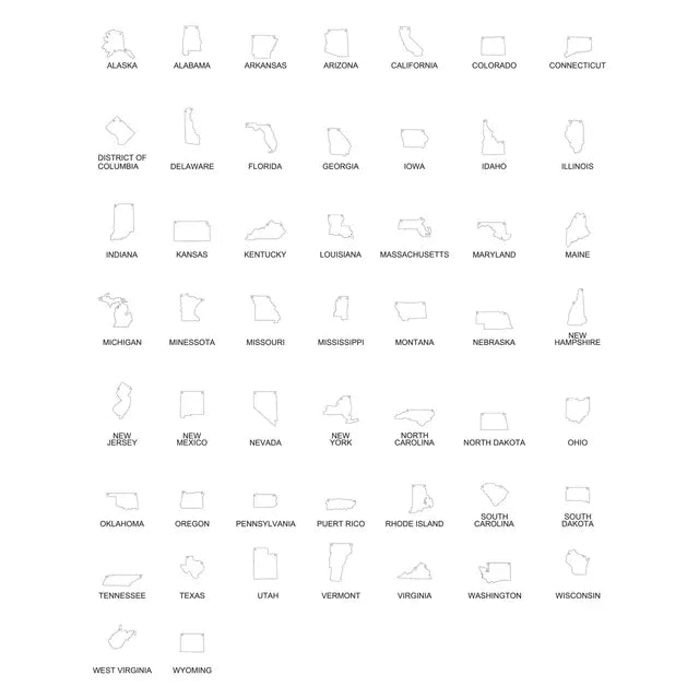 14K Gold State Necklace With .015 CT Natural Diamond City