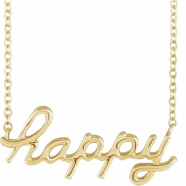 Happy Necklace