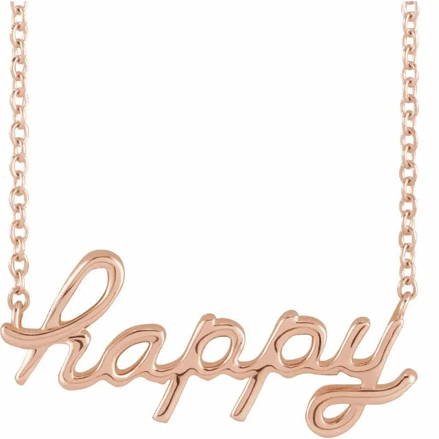 Happy Necklace