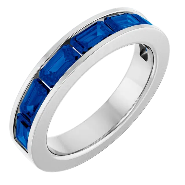 Sapphire Anniversary Band