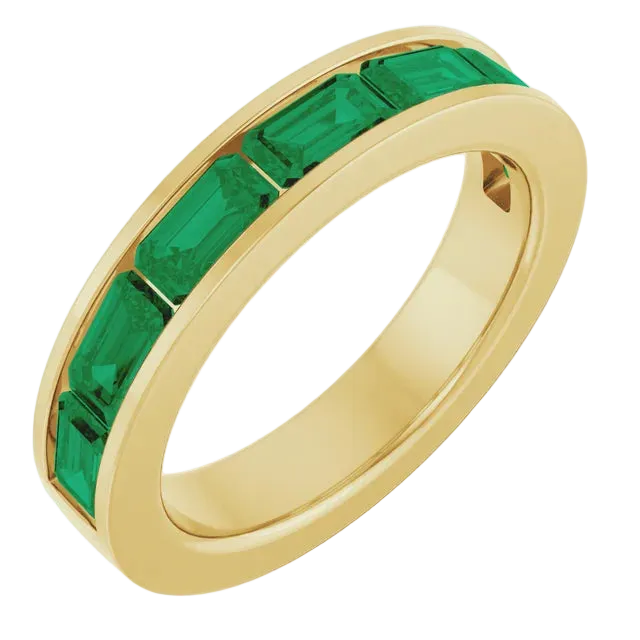Emerald Anniversary Band