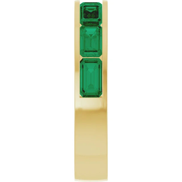 Emerald Anniversary Band