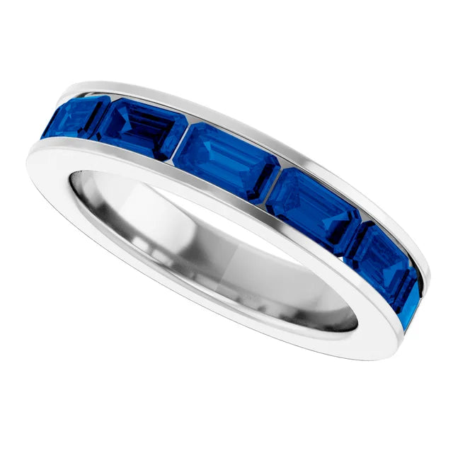 Sapphire Anniversary Band