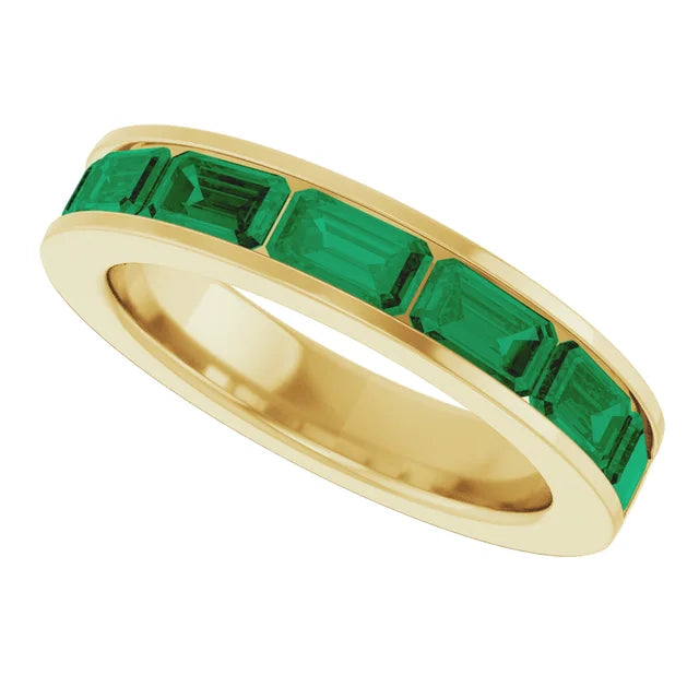 Emerald Anniversary Band