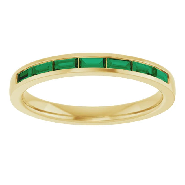 Emerald Anniversary Band