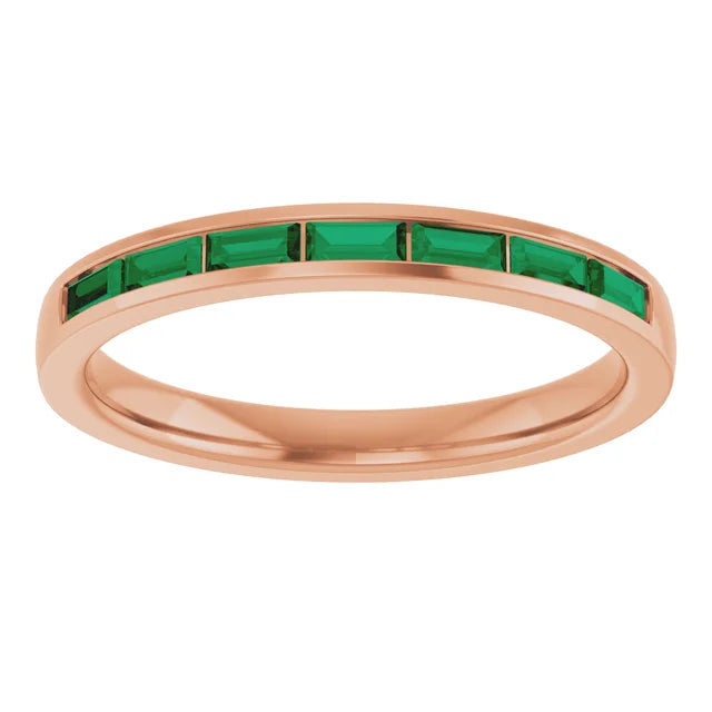 Emerald Anniversary Band
