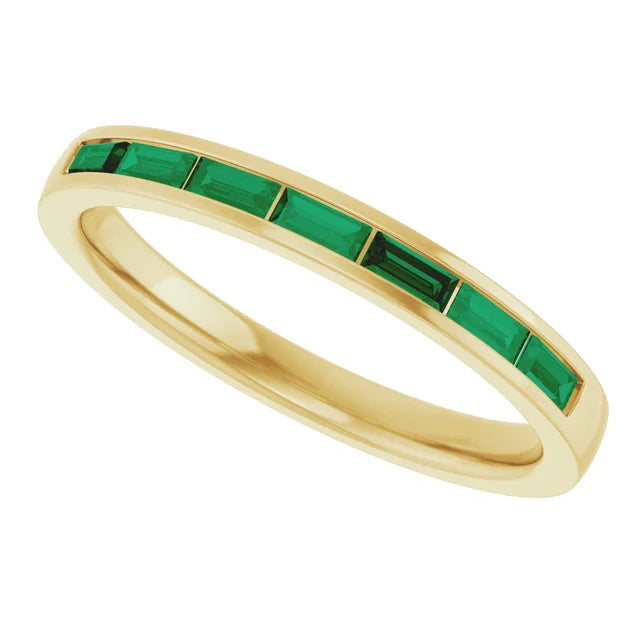 Emerald Anniversary Band