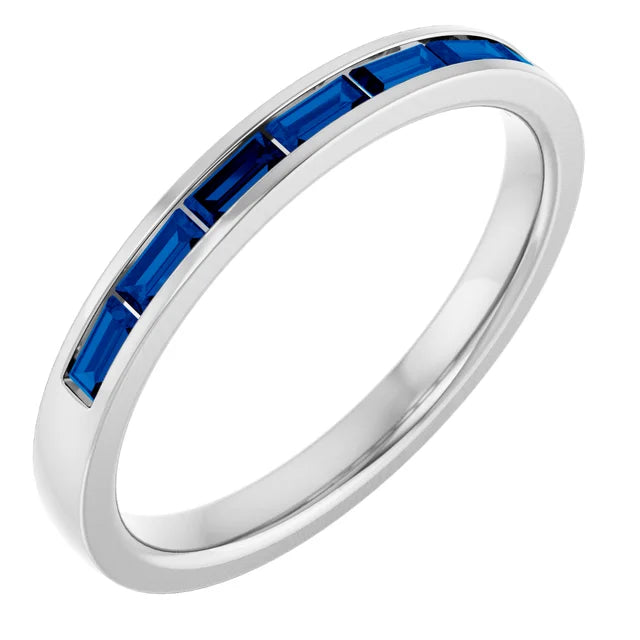 Sapphire Anniversary Band