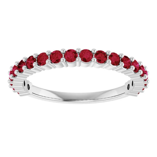 14K Gold Ruby 20-Year Anniversary Band