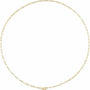 2.1 mm Paperclip-Style Chain - 14K Gold