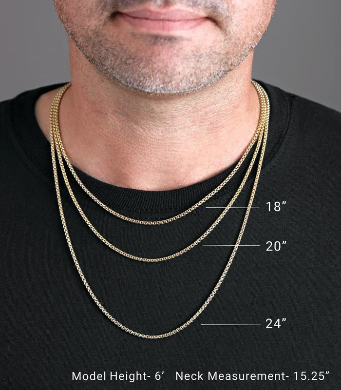 2.1 mm Paperclip-Style Chain - 14K Gold