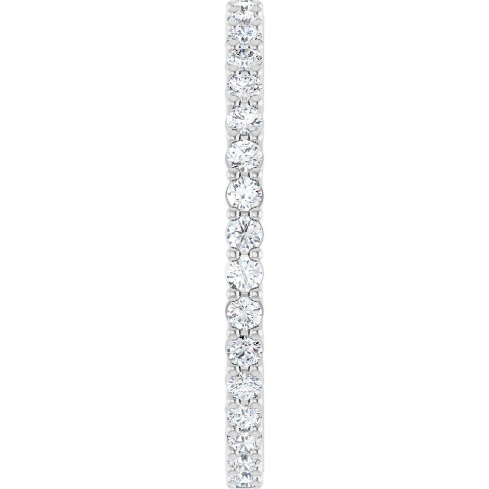 1/2 CTW Diamond Eternity Band - 14K White Gold