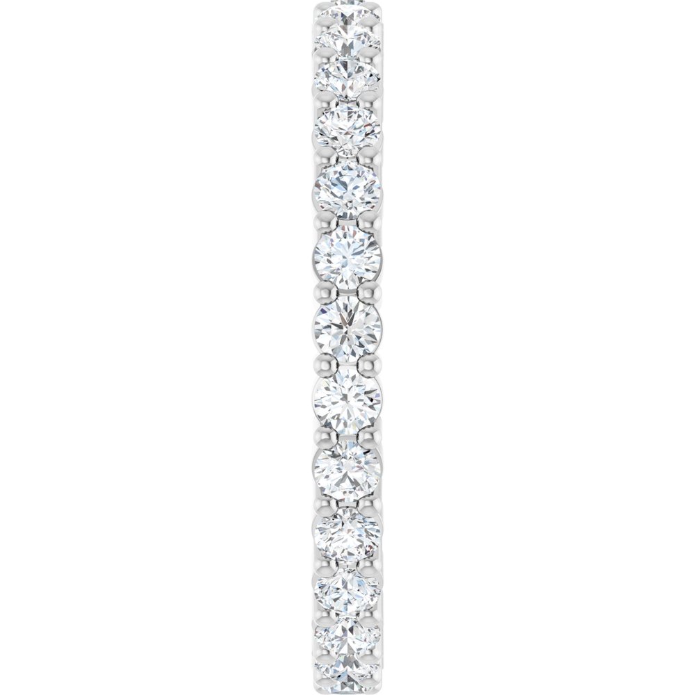 1 CTW Diamond Eternity Band - 14K White Gold
