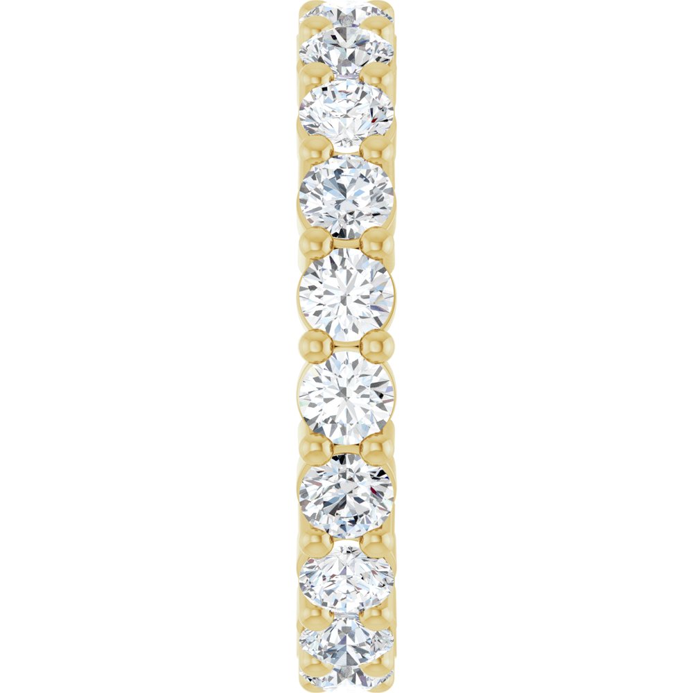 2 CTW Diamond Eternity Band - 14K Yellow Gold