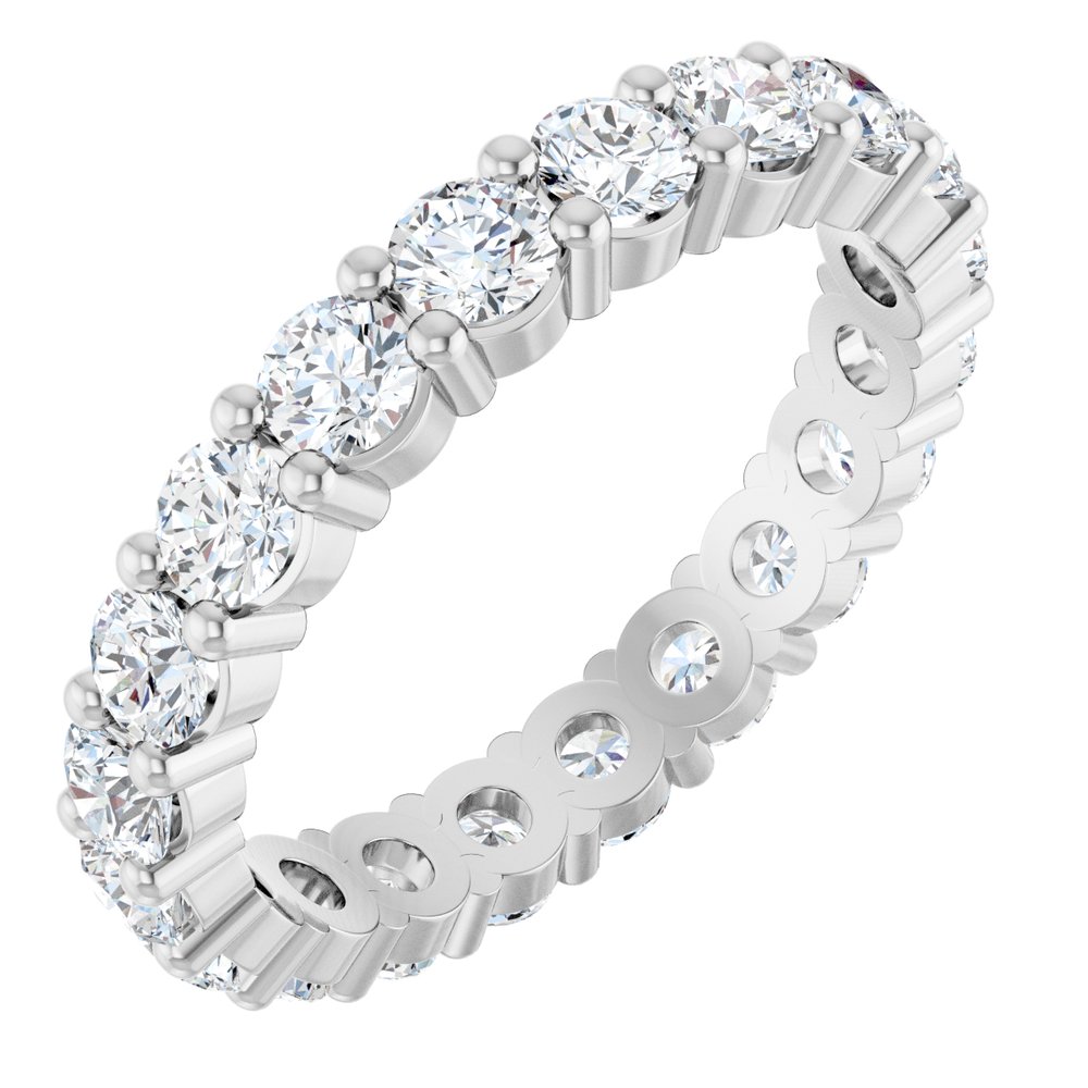 2 CTW Diamond Eternity Band - 14K White Gold