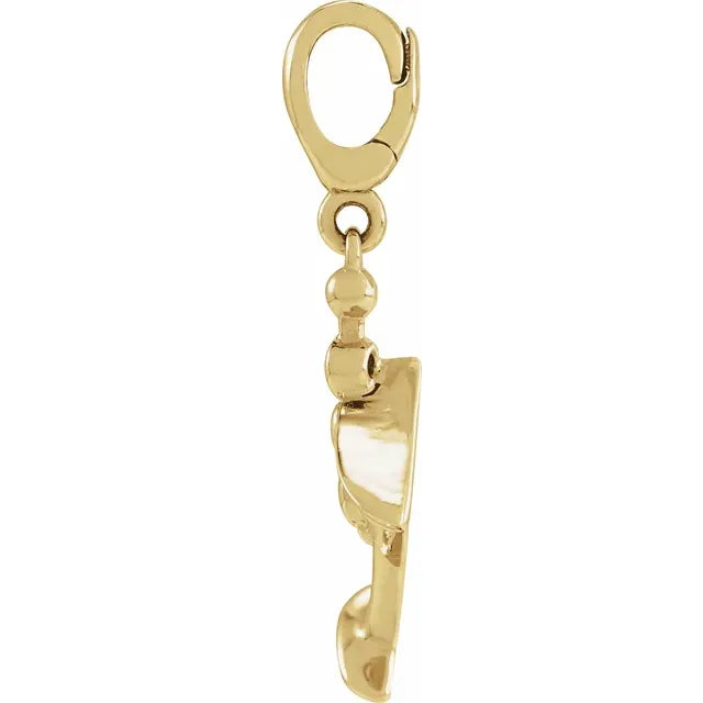 Emerald Martini Charm