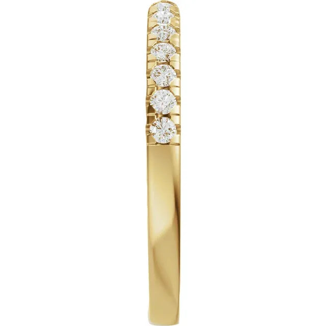 1/6 CTW Diamond Open Band - 14K Yellow Gold
