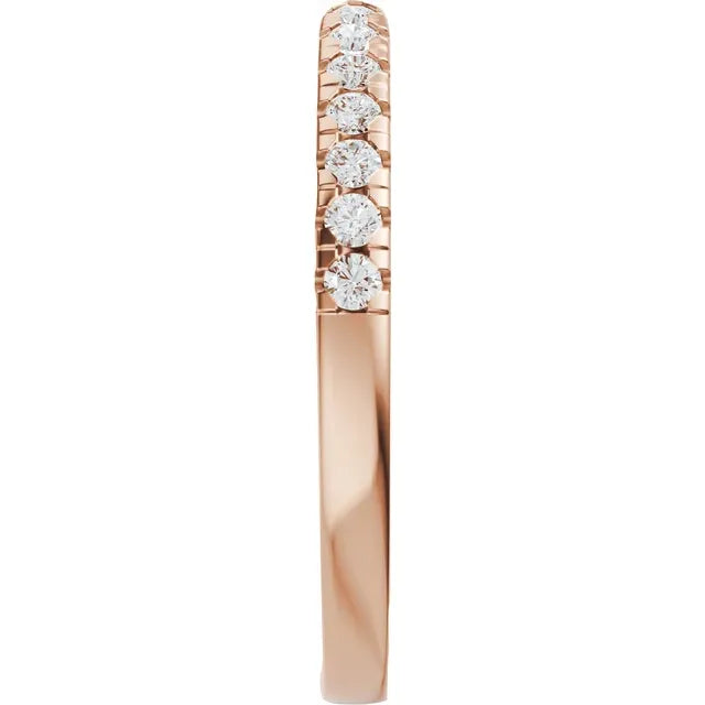 1/6 CTW Diamond Open Band - 14K Rose Gold