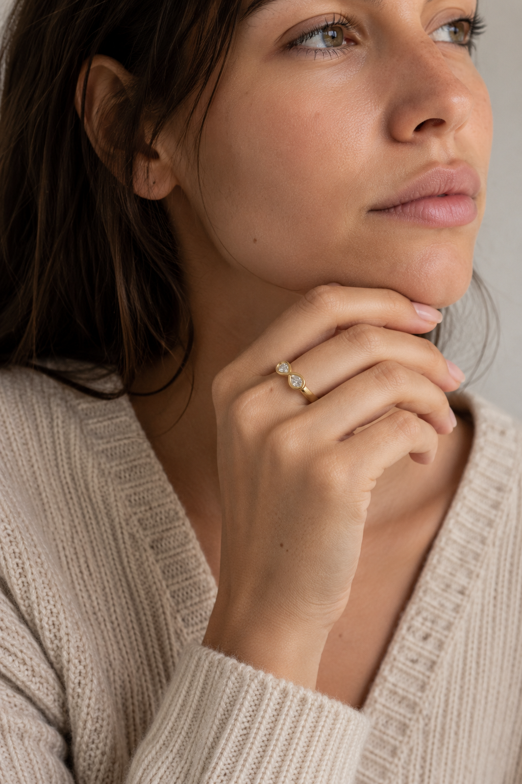 Pearfinity Ring - Diamond