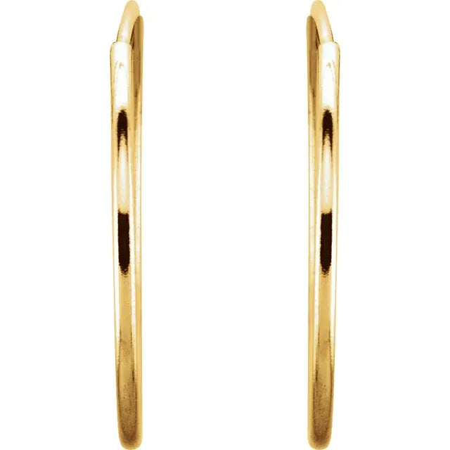 14K Gold Hoop Earrings