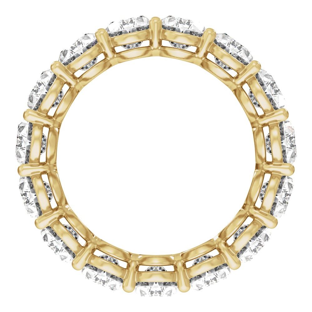 Oval Diamond 7 | 8 Carats - 14K Yellow Gold