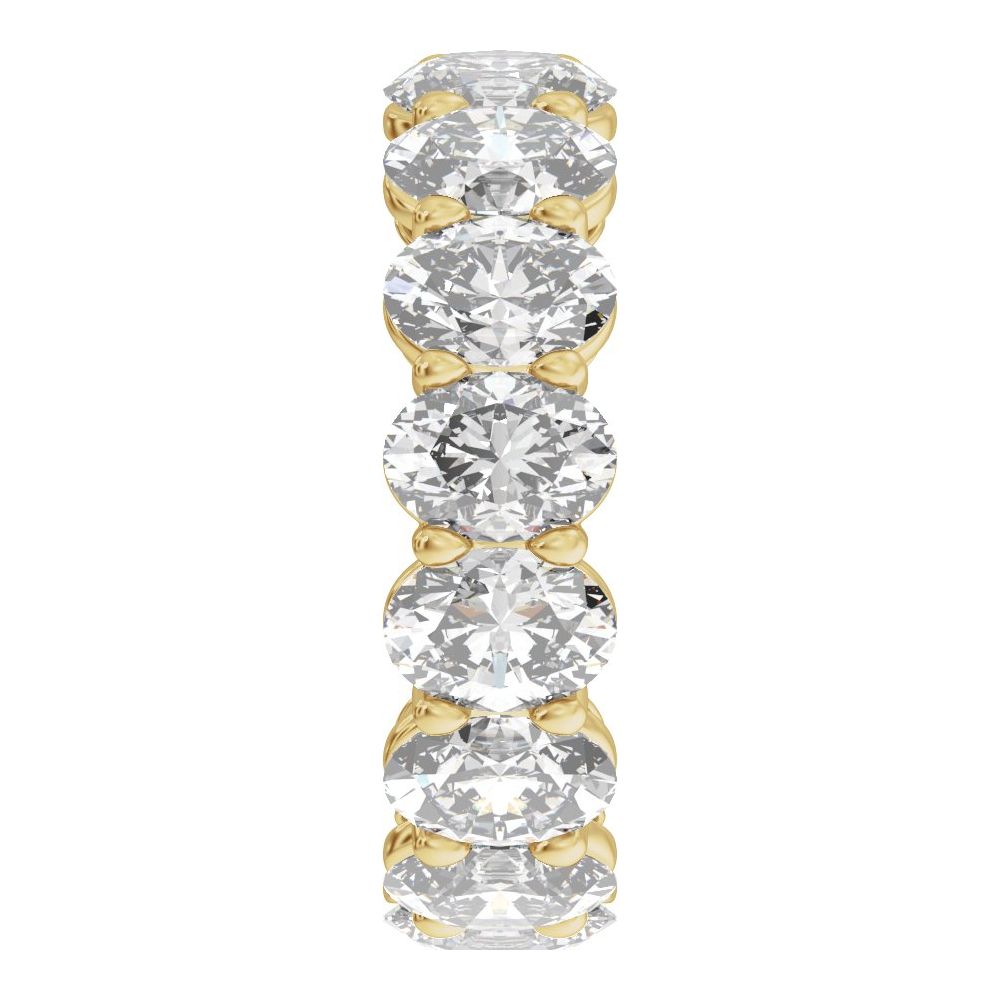 Oval Diamond 7 | 8 Carats - 14K Yellow Gold