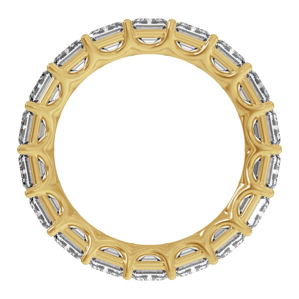 Emerald Diamond 12 | 13 Carats - 14K Yellow Gold