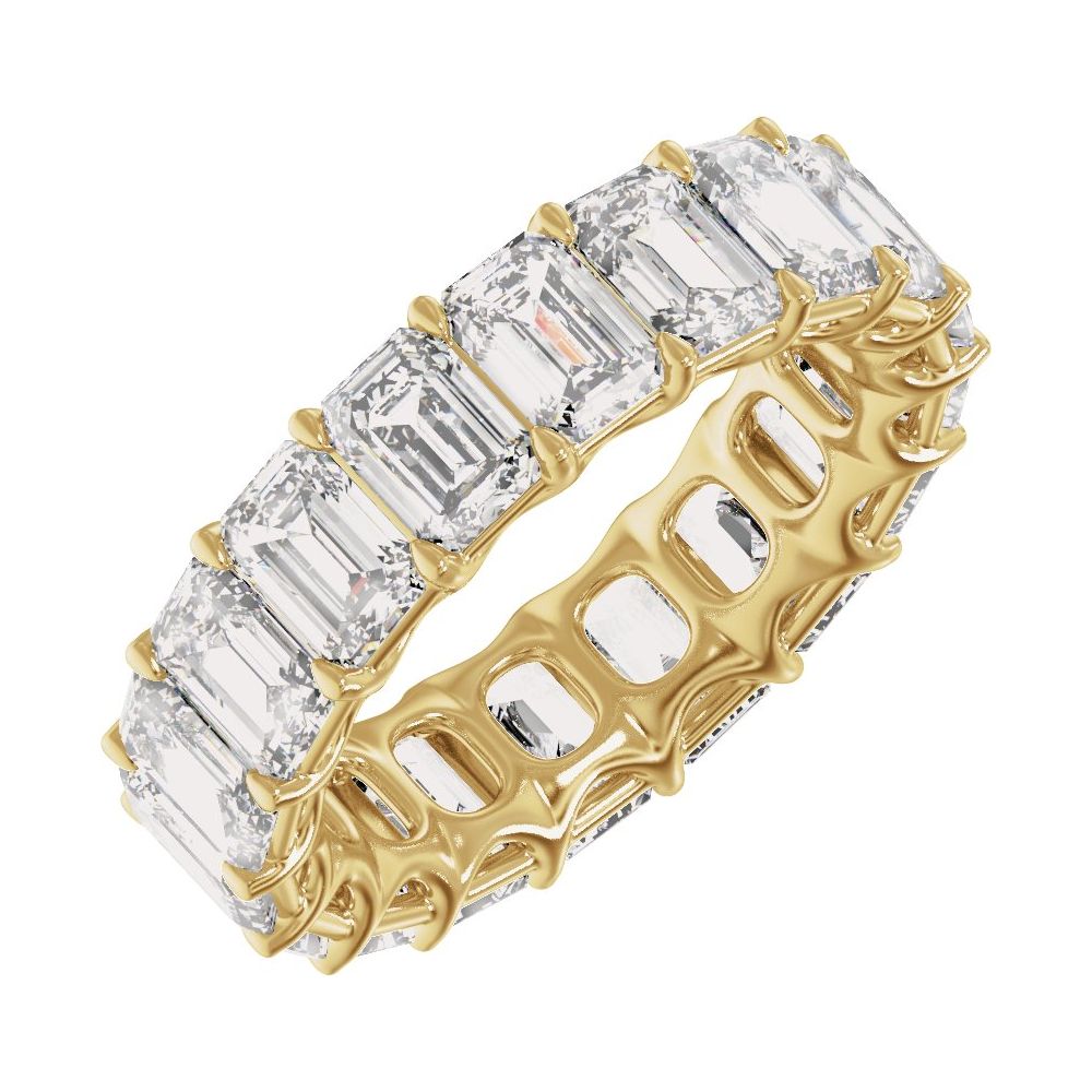Emerald Diamond 12 | 13 Carats - 14K Yellow Gold