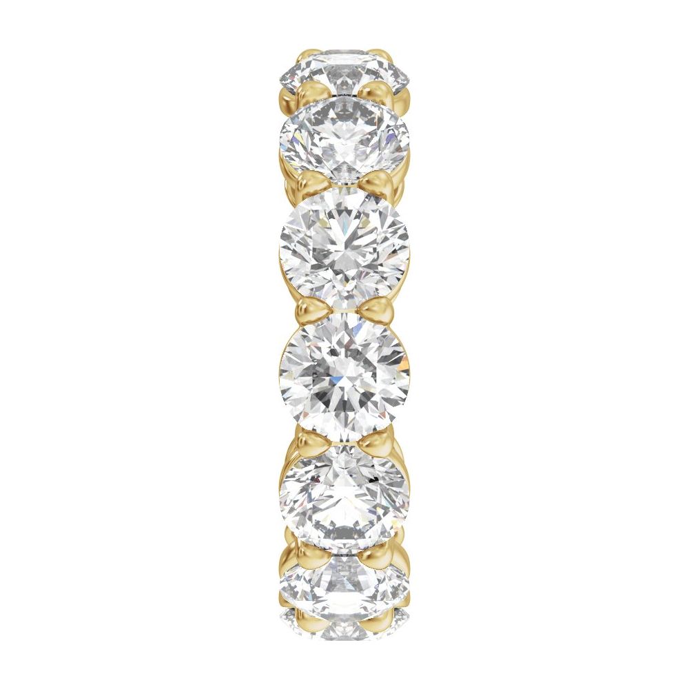 Round Diamond 9 | 10 Carats - 14K Yellow Gold
