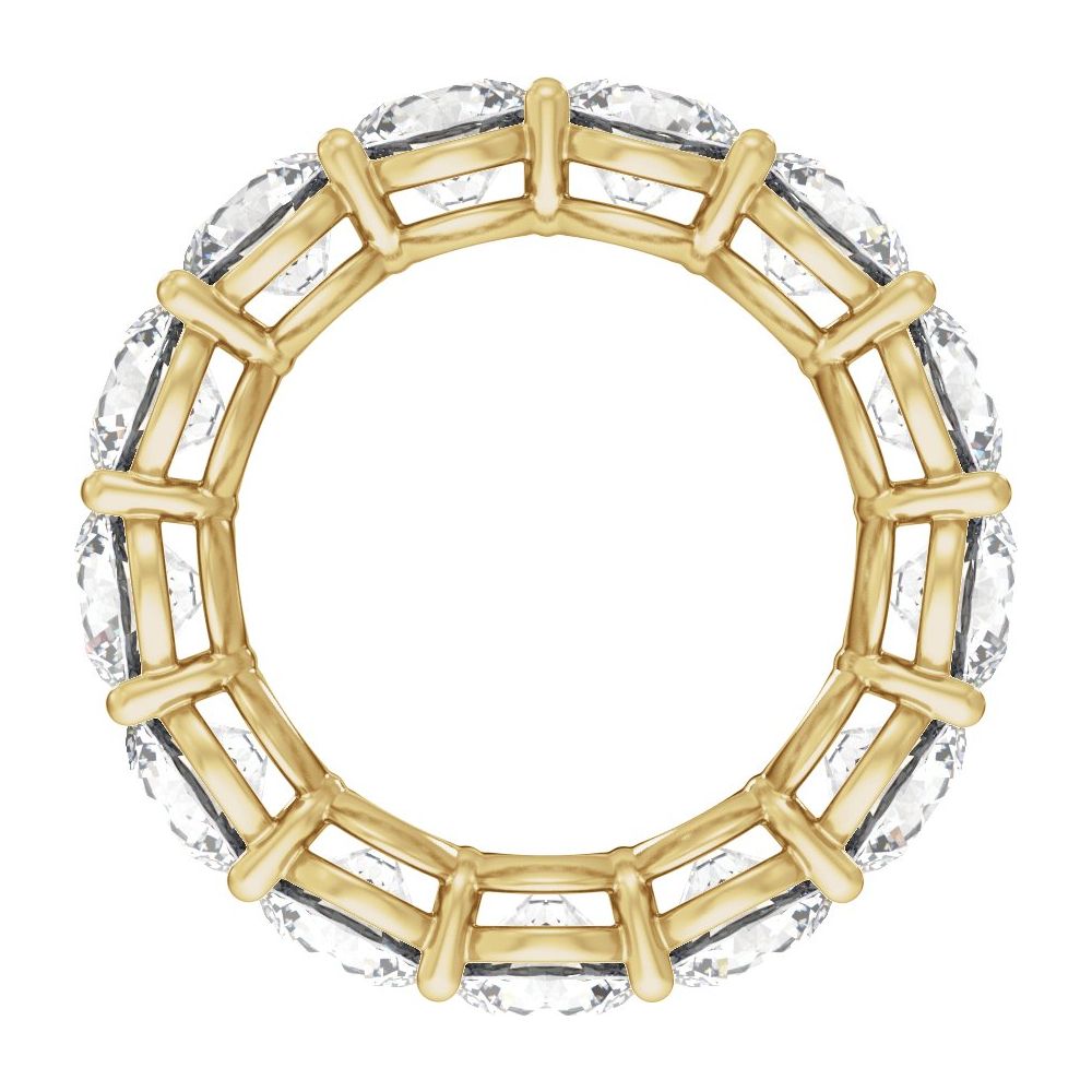 Round Diamond 9 | 10 Carats - 14K Yellow Gold