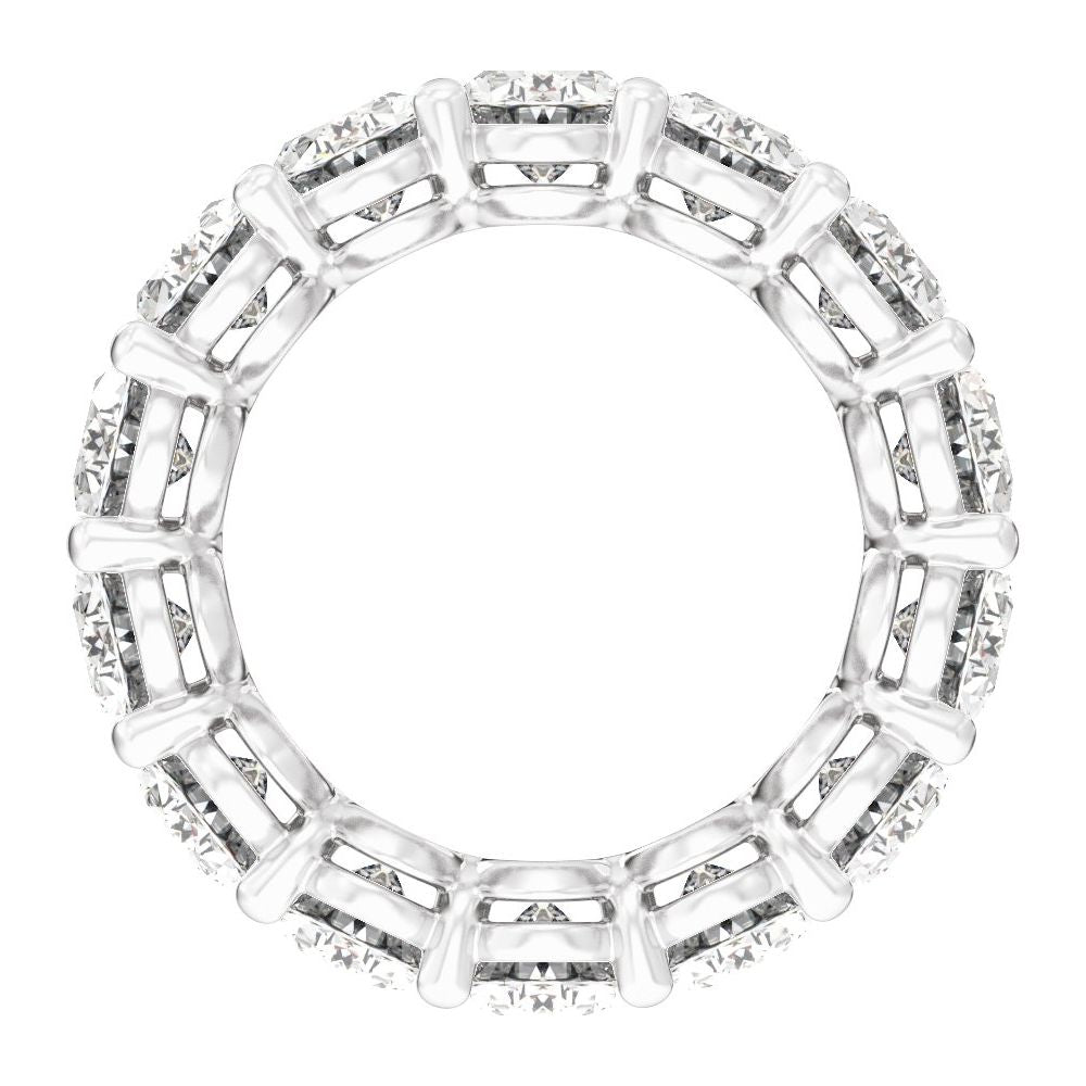 Oval Diamond 9 | 10 Carats - 14K White Gold