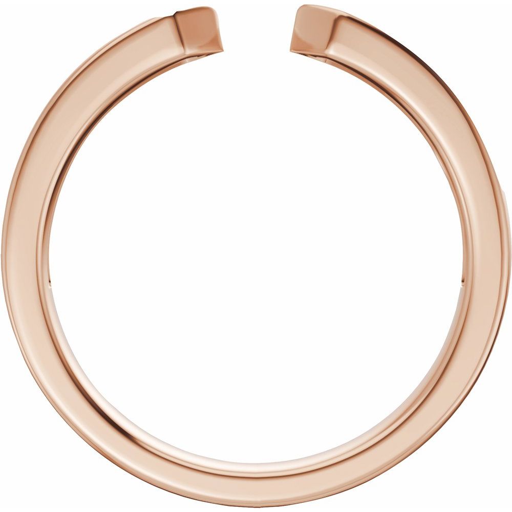 1/5 CTW Diamond Open Band - 14K Rose Gold