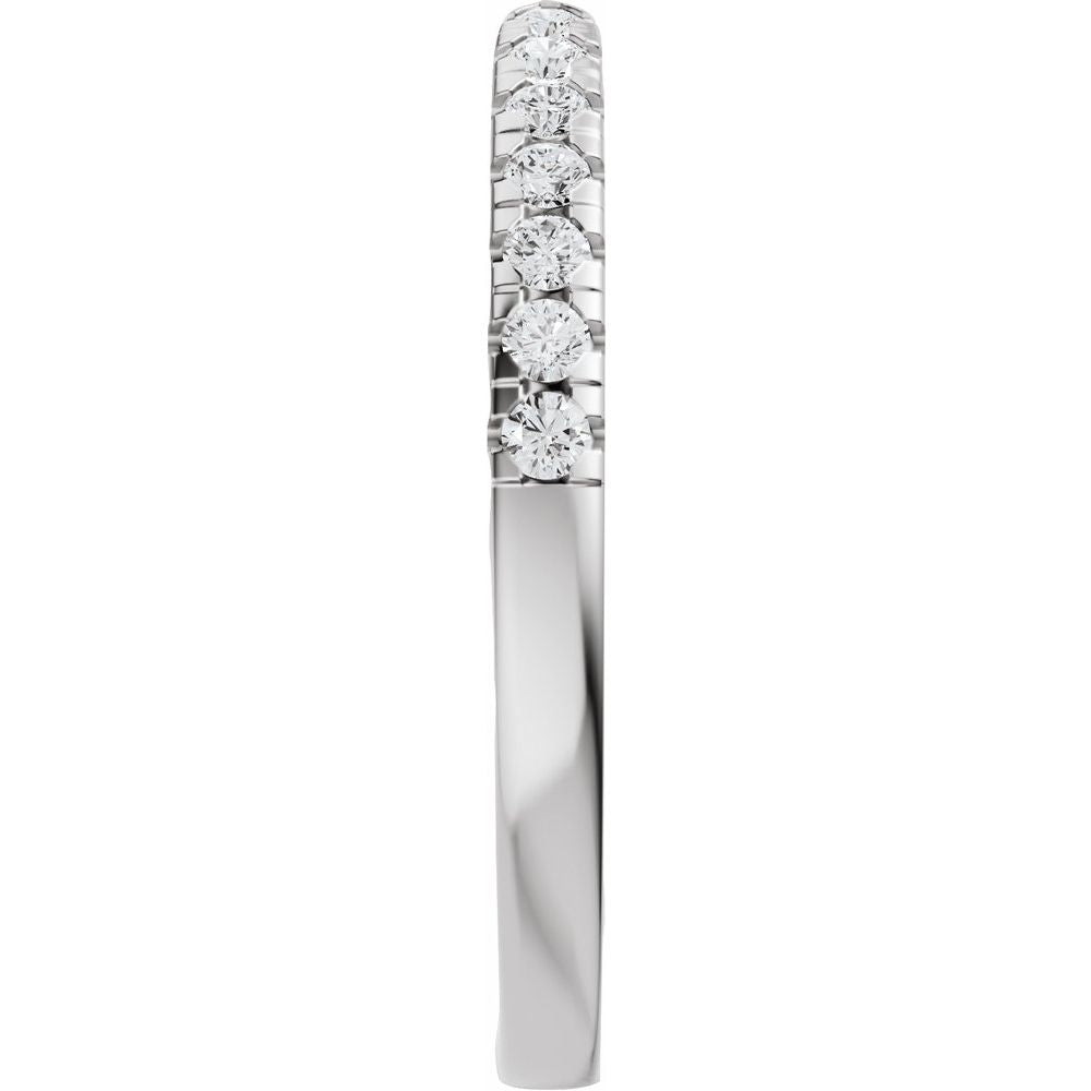 1/6 CTW Diamond Open Band - 14K White Gold