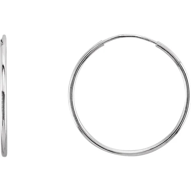 14K Gold Hoop Earrings