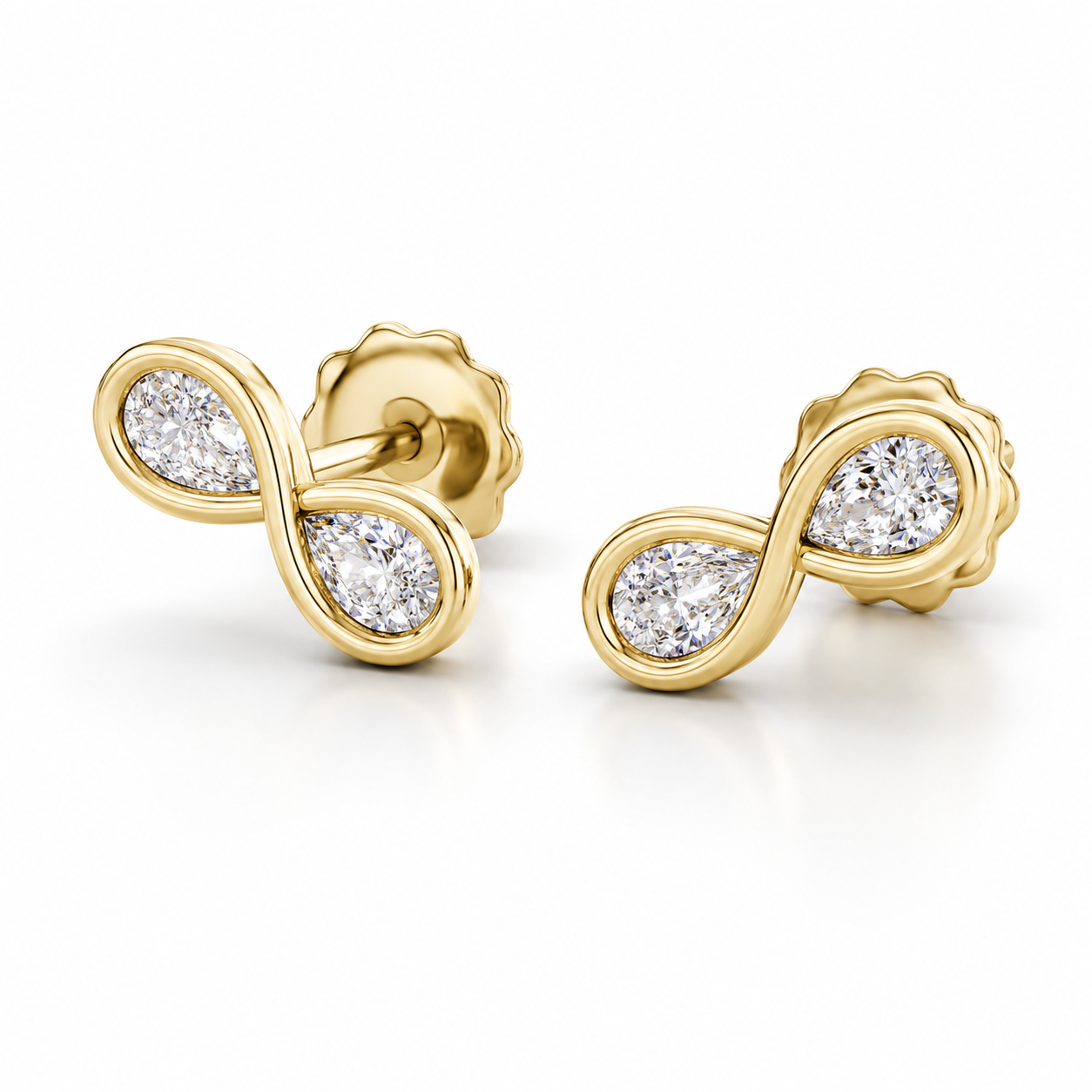 Pearfinity Diamond Studs
