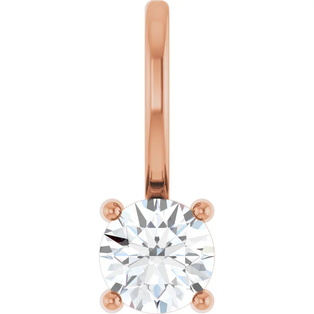 1/4 Carat Natural Diamond Solitaire Pendant