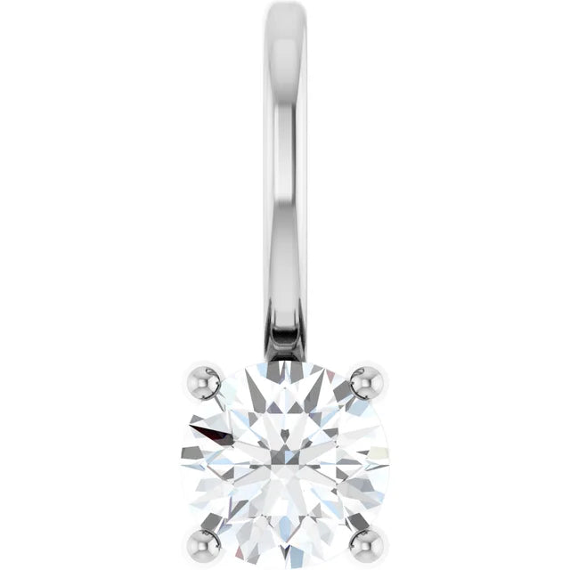 1/4 Carat Natural Diamond Solitaire Pendant