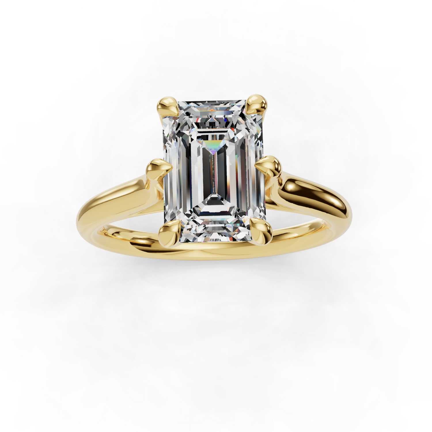 Cathedral Solitaire Emerald