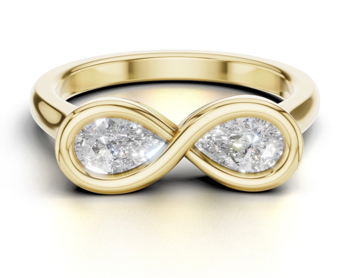 Pearfinity Ring - Diamond