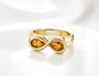 Pearfinity Natural Citrine Ring
