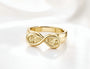 Pearfinity Champagne Diamond Ring