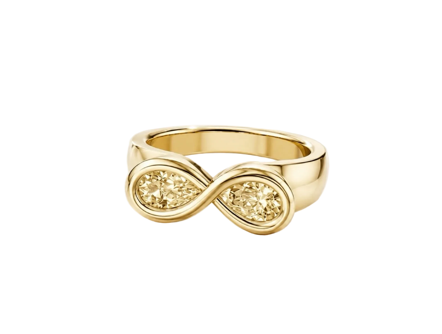 Champagne Diamond Ring