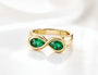 Pearfinity Natural Emerald Ring