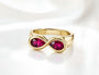 Pearfinity Natural Ruby Ring