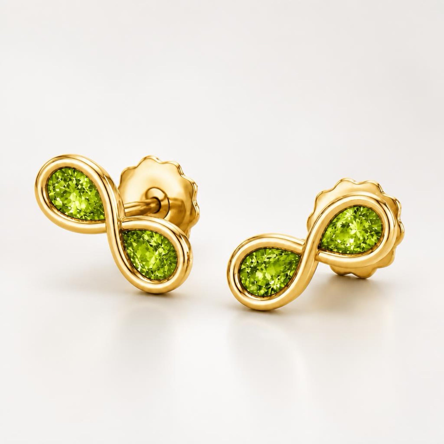 Peridot Studs