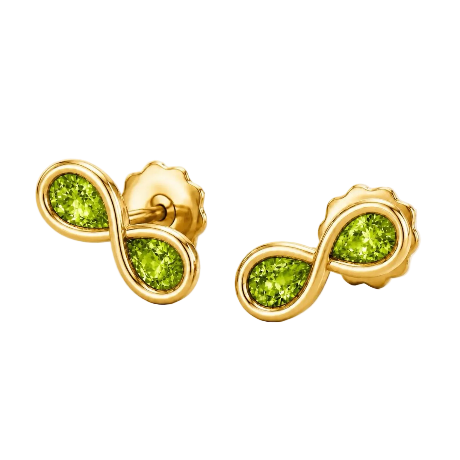 Peridot Studs