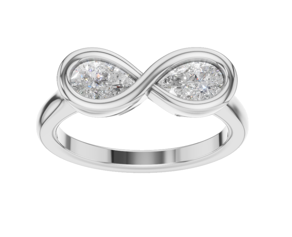 Pearfinity Ring - Diamond