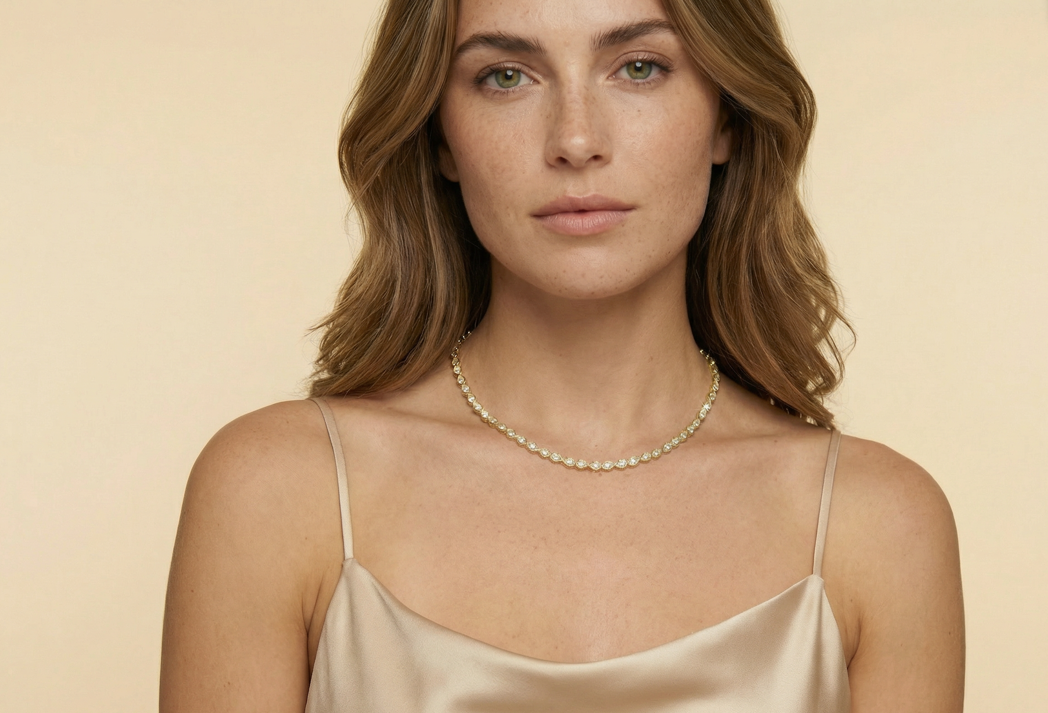 Pearfinity Tennis Necklace - Diamond 13 CTW
