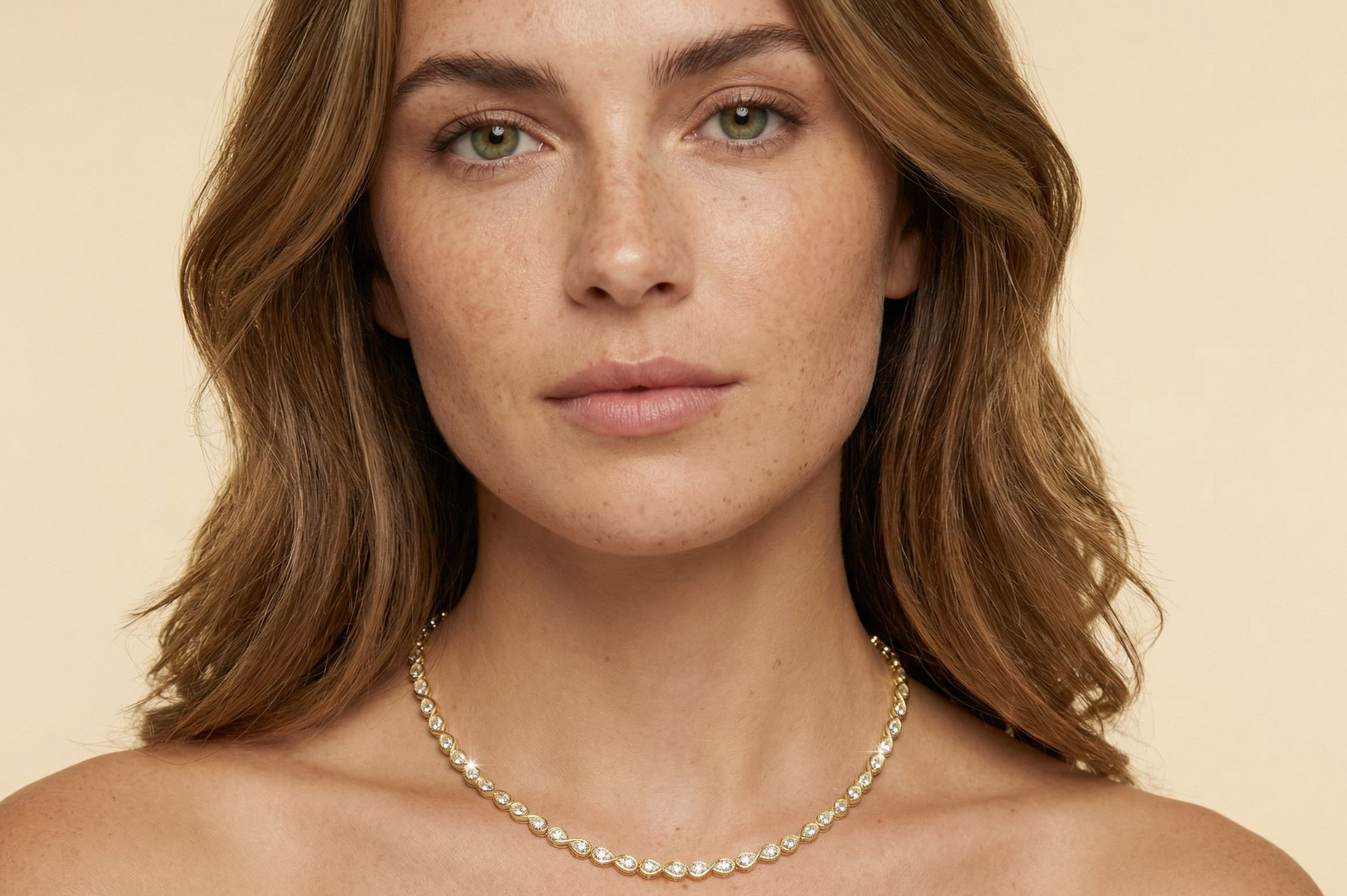 Pearfinity Tennis Necklace - Diamond 13 CTW